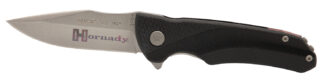 Hornady 99143 Folding Knife 420HC Stainless Steel Blade Black GFN Handle