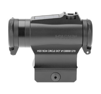 Holosun HS515CM 1x 20mm 2 MOA Red Dot/65 MOA Multi-Reticle Holographic Sight