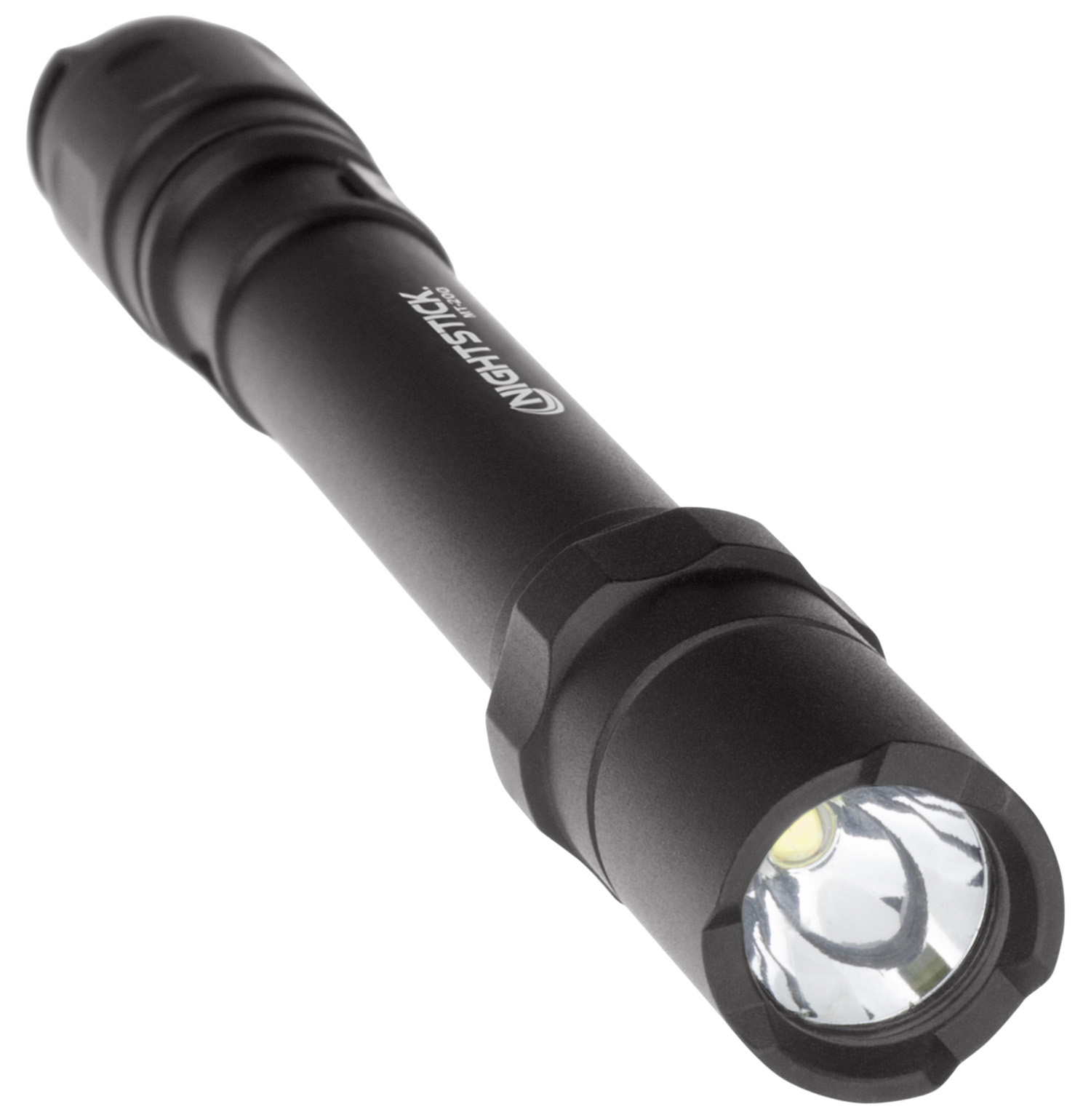 Bayco MT200 Mini-TAC Pro 2 AAA LED Flashlight, Type III Hard-Anodized Black Aluminum