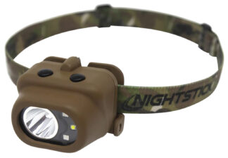 Bayco NS-4610C Flat Dark Earth/Camo Multi-Function Headlamp, 93 Meters Beam Distance