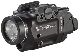 Streamlight TLR-8 Sub Gun Light 500 Lumens White LED and Red Laser, Black Anodized