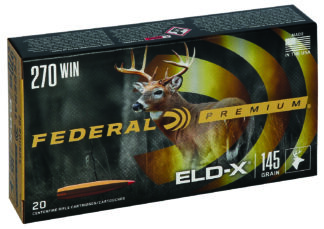 Federal Premium ELD-X .270 Winchester 145 gr Polymer Tip (20 Rounds)