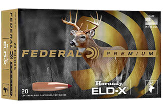 Federal ELD-X .30-06 Springfield Polymer Tip Rifle Ammunition, 20 Rounds Per Box