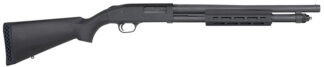 Mossberg 590A1 12 Gauge Pump-Action Shotgun, 18.5 in Barrel, 6+1 Rounds, Black Parkerized