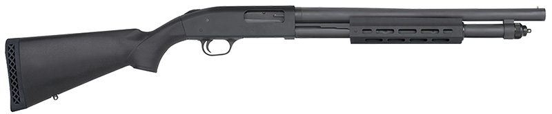 Mossberg 590A1 12 Gauge Pump-Action Shotgun, 18.5 in Barrel, 6+1 Rounds, Black Parkerized