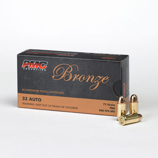 PMC Bronze .32 Auto (ACP) 71 Grain FMJ 50 Rounds