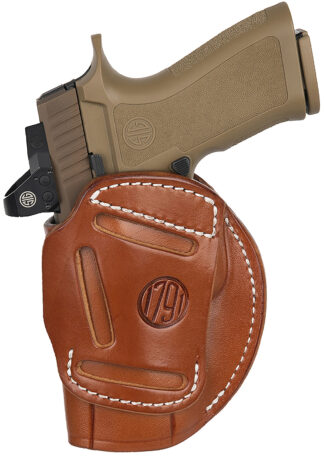 1791 Gunleather 4-Way Size 06 Classic Brown Leather Belt Clip Holster Right Hand
