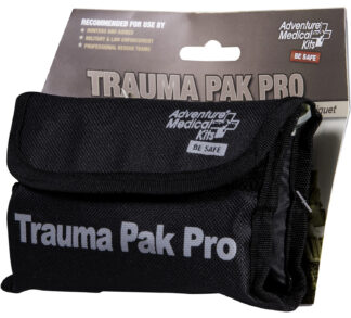 Adventure Medical Kits Trauma Pak Pro Stop Bleeding Kit with QuikClot Gauze and Tourniquet, Black