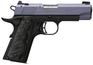 Browning 1911 Black Label Compact 22 LR Semi-Auto Pistol, 3.63 in Barrel, 10+1, Matte Stainless