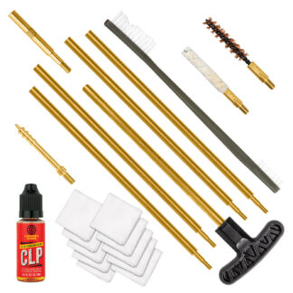 Otis Technologies .22/.223 Rifle & Pistol Cleaning Kit Yellow Plastic Box