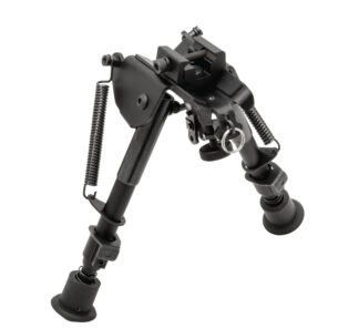 Truglo Tac-Pod Fixed Bipod with Picatinny Adapter, 6-9 in, Black