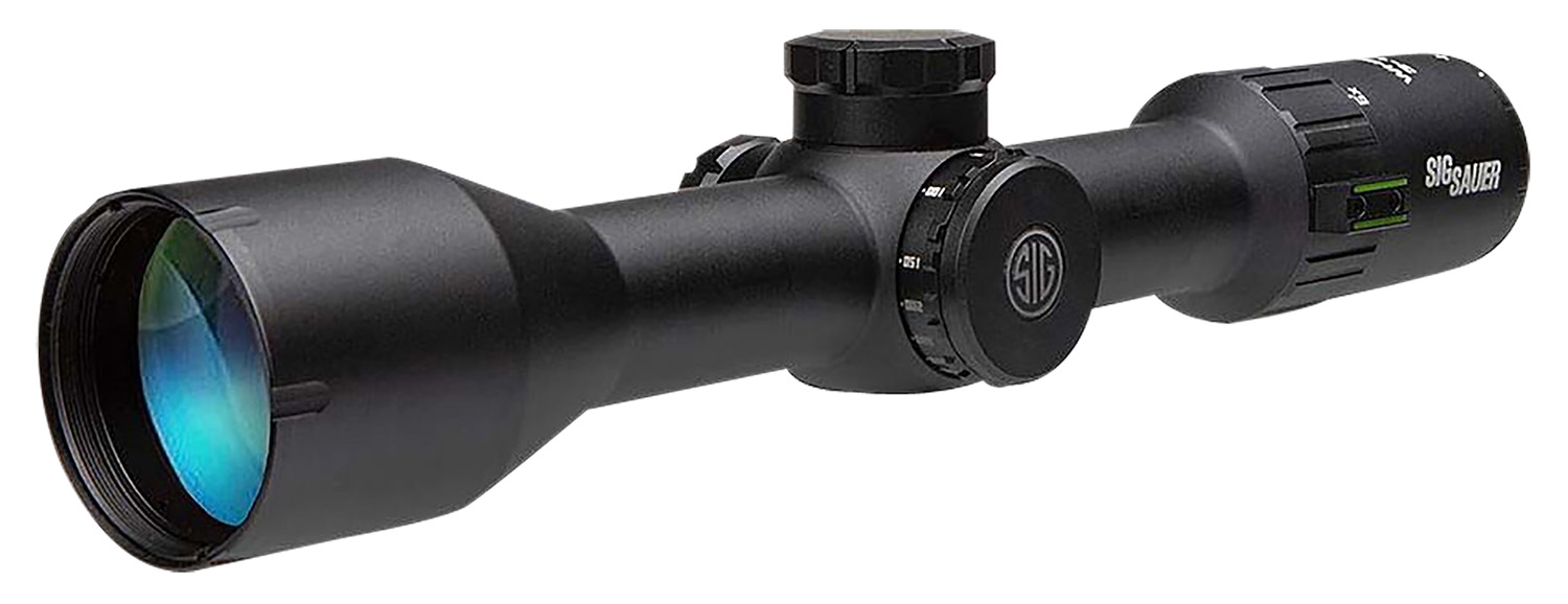 Sig Sauer Electro-Optics SOW63112 Whiskey6 Black 3-18x44mm 30mm Tube MOA Milling Hunter 2.0 Reticle Features Locking Turrets