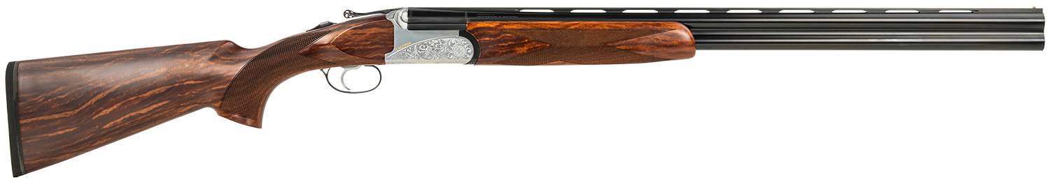 FAUSTI USA 15602 Caledon 16 Gauge 28 in 2 Rd Blued Barrel Engraved Stainless Wood Stock