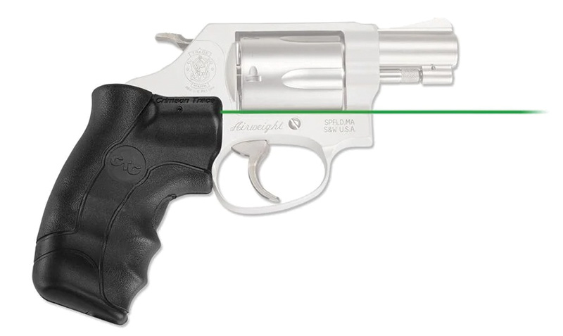 Crimson Trace Lasergrips LG-350G Green Laser Sight for S&W J-Frame Round Butt