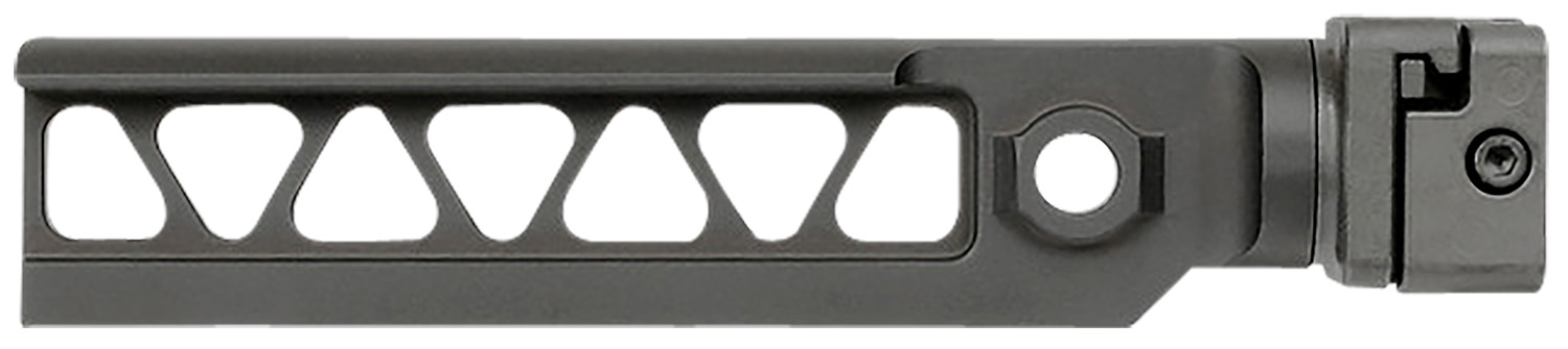 Midwest Industries Alpha M4 Beam Folding Stock, Black Steel, Side-Folding, QD Sling Attachments