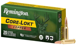 Remington Core-Lokt Copper .308 / 7.62 NATO 150 gr Copper Hollow Point, 20 Rounds Per Box