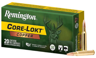 Remington Core-Lokt Copper .30-06 Springfield 150 Gr Copper Hollow Point, 20 Rounds