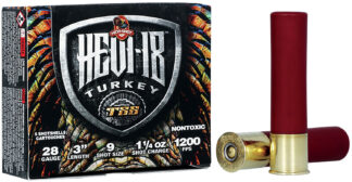 Environ Metal HEVI-Shot HS7289 HEVI-18 TSS Turkey 28 Gauge 3in #9 1-1/4oz 5rd
