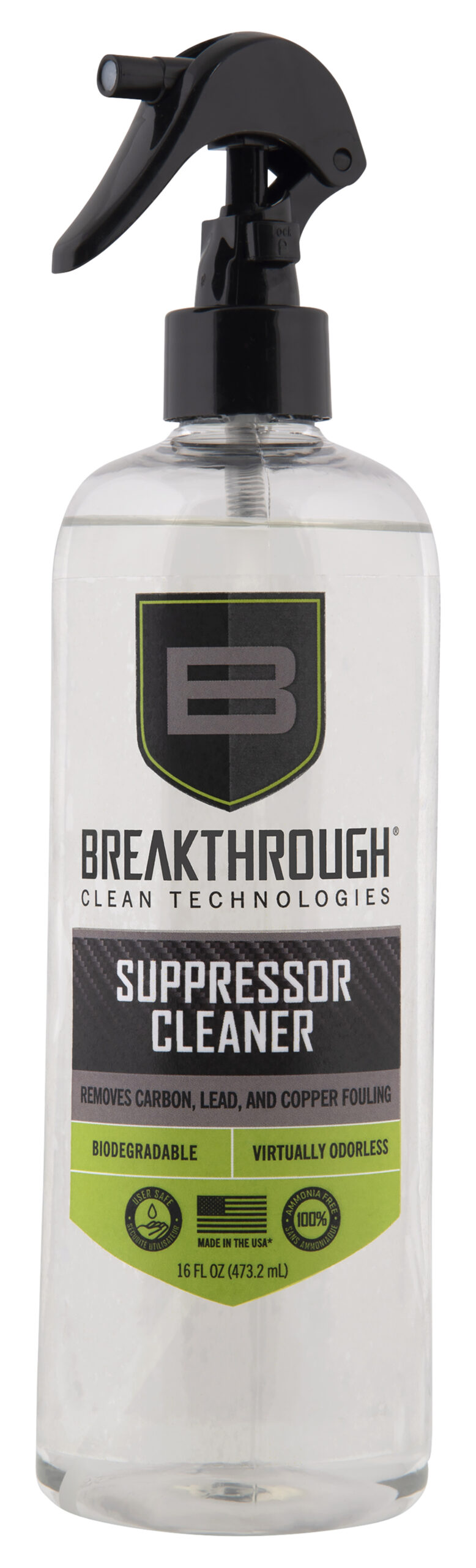 Breakthrough Clean Technologies Suppressor Cleaner BTSC16OZ, 16 oz