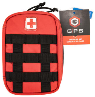 G*Outdoors Medical Concealed Case Red, Holds 1 Handgun
