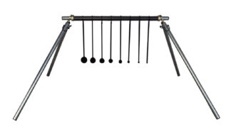 Birchwood Casey Rimfire KYL Target 22KYL, 8 Paddle AR500 Standing