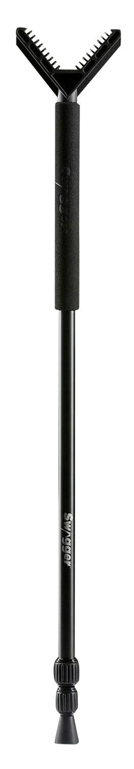 Swagger SWAGSTICK61 Shooting Stick Monopod 24-61 in Adjustable, Black