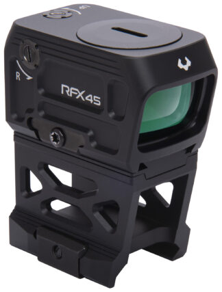 Viridian RFX 45 Pro Closed Emitter Reflex Sight 1x 24mm 5 MOA Green Dot, Glock MOS Mount
