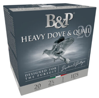 B&P Ammunition Heavy Dove & Quail 20 Gauge 2.75 in 1 oz #8 Shot 25 Rounds Per Box