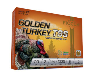 Fiocchi 203TSS9 Golden Turkey TSS 20Gauge 3" 1 3/8oz 9Shot 5 Per Box/10 Case