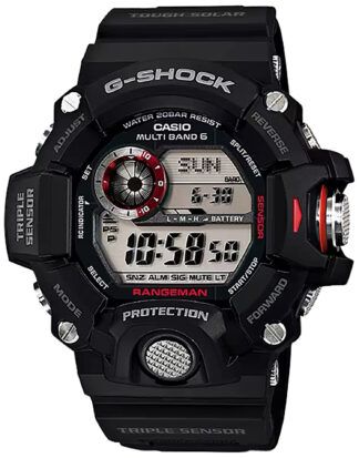 G-SHOCK Tactical Rangeman GW94001 Solar Black Digital Compass Altimeter Barometer Thermometer