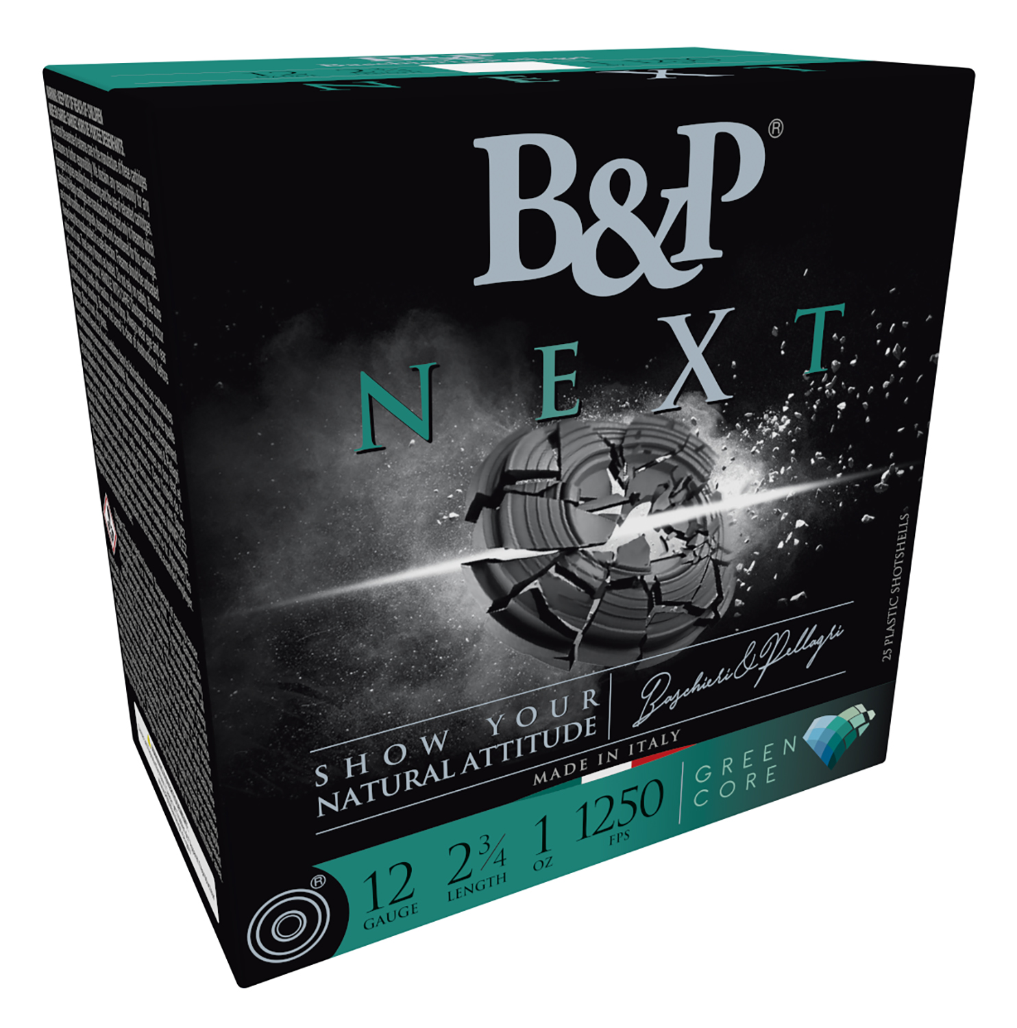 B&P Next 12 Gauge 2.75" 1 oz #7.5 Shot 25 Rounds Box