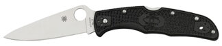 Spyderco C10FPBK Endura 4 Lightweight 3.75 in Folding Plain Edge VG-10 SS Blade