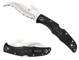 Spyderco Matriarch 2 3.57 in Folding Reverse S Serrated VG-10 SS Black FRN