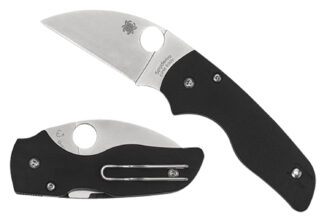 Spyderco Lil' Native C230GPWC Wharncliffe 2.44in CPM S30V Folding Knife, Black G10