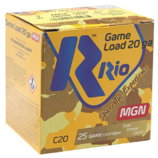 Rio Ammunition RC20MGN5 20 Gauge Game Load 3 in, #5 Shot, 1 1/4 oz, 25 Rounds