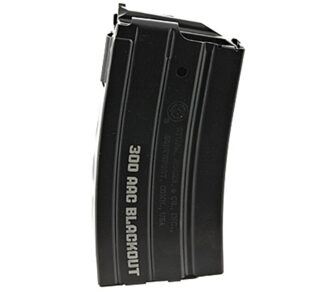 Ruger Mini-14 .300 AAC Blackout 20-Round Detachable Magazine (Black Steel)