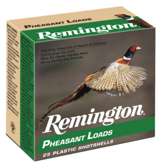 Remington Pheasant Loads 12 Gauge 2.75" 1 1/4 oz #5 Lead Shot, 25 Rounds Per Box