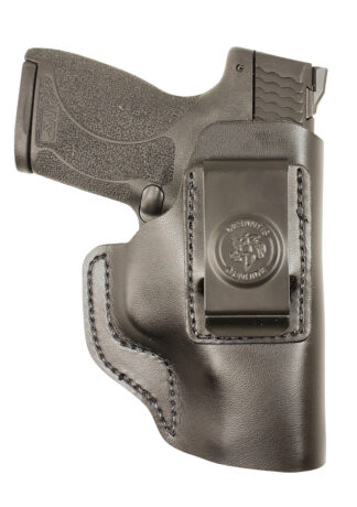 DeSantis Insider IWB Black Leather Belt Clip Holster for SIG P365 Right-Hand