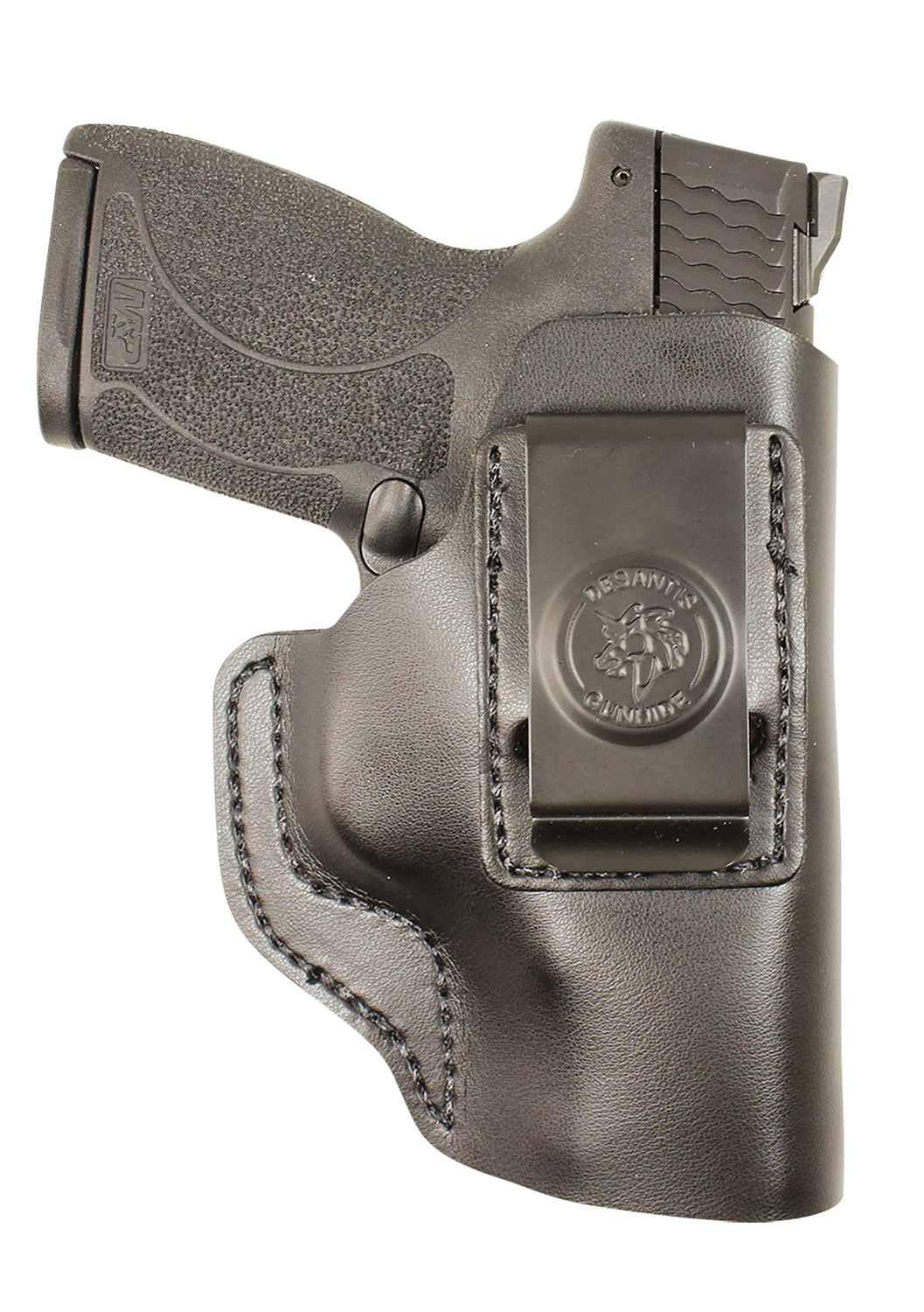 DeSantis Insider IWB Black Leather Belt Clip Holster for SIG P365 Right-Hand