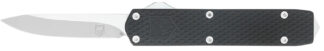 Cobratec Knives Mini Mamba Gen II OTF Knife, 2.25" D2 Steel Blade, Black Anodized Aluminum Handle