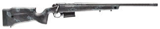 Bergara Rifles B14S752CF B-14 Crest 6.5 Creedmoor 5+1 20" Sniper Gray Cerakote #5 Contour Threaded Barrel, Sniper Gray Cerakote Steel Receiver, Black & Gray Sponge Fixed Carbon Fiber Stock