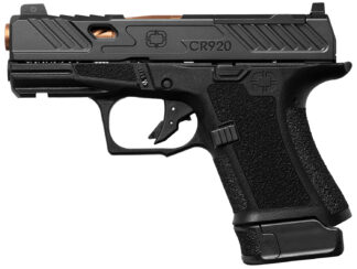 Shadow Systems CR920 Elite 9mm Semi-Auto Pistol, 3.41 in, 13+1, Black/Bronze