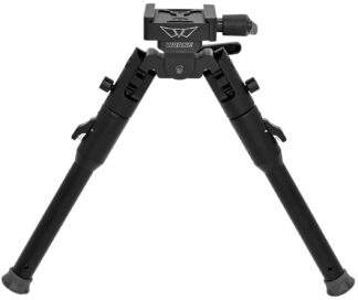 Warne 7912M Skyline Lite Bipod ARCA, Aluminum, Black, 6.5-11.15 in Height Adjustment