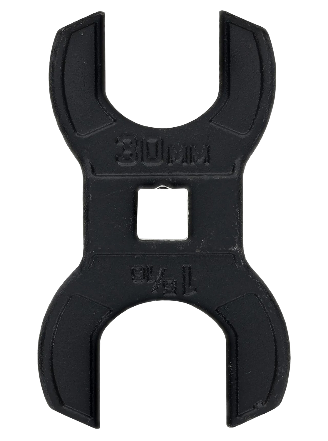Wheeler Delta Series Barrel Nut Crowfoot Wrench 1-1/8 and 1-1/4 Black Steel