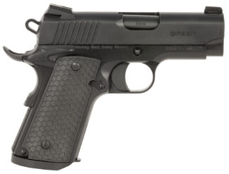 EAA Girsan MC1911 SC Untouchable 9mm 7+1 Sub-Compact Single-Action 3.4 in Barrel, Black