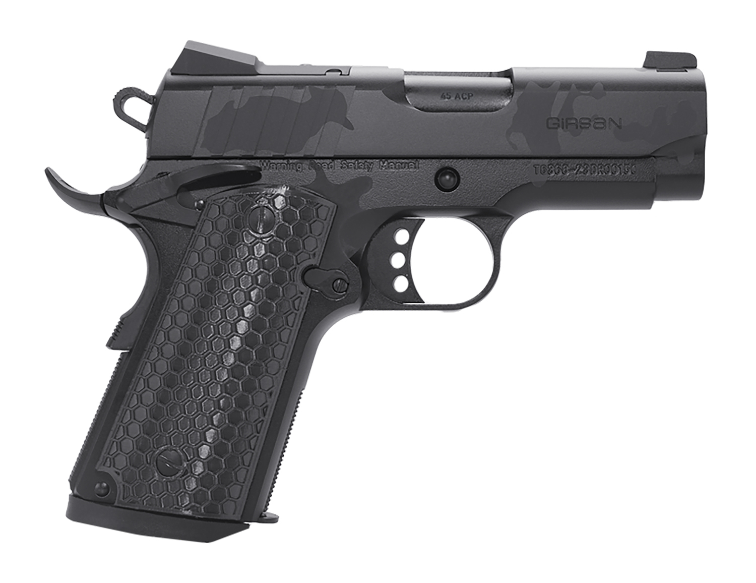 EAA Girsan MC1911 SC Influencer Single Action 9mm, 3.4 in Barrel, 7+1, Ambidextrous Safety