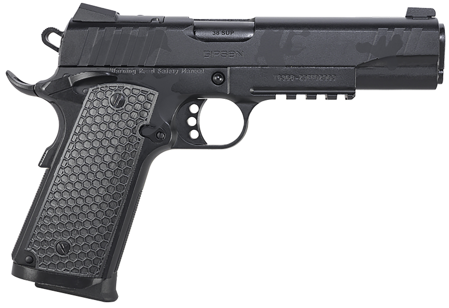 EAA MC1911S Influencer Single Action .38 Super Auto 5 in 9+1 Black Optic-Ready