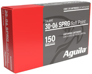 Aguila 30-06 Springfield 150 Grain Soft Point Boat Tail 20 Rounds Per Box