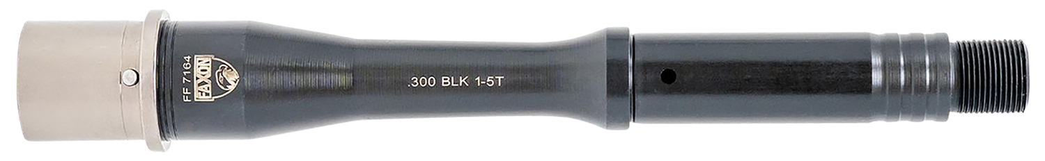 Faxon Firearms 15B35P7NGQ5RNP3 Match Series Gunner 300 Blackout 7.50" Threaded Black QPQ Stainless Steel, Fits AR15