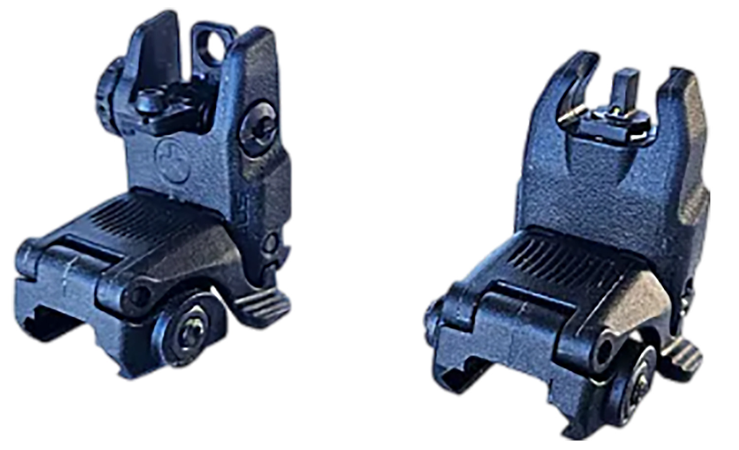 Hi-Viz ARN21 Folding Back Up Iron Sight for AR-15, Black Folded